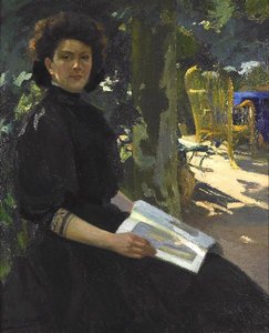 Jeune Fille Lisant — Alfred Smith