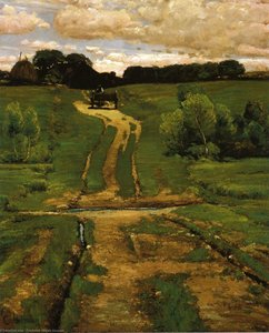 A Back Road — Frederick Childe Hassam