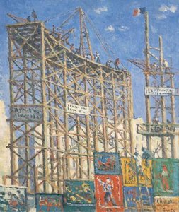 Buildings In Paris, Boulevard Haussmann — Maximilien Luce