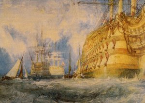 A First Rate Taking In Stores — Joseph Mallord William Turner, Romanticism