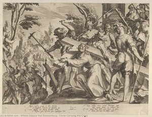 Christ Carrying The Cross — Willem Isaacsz. Van Swanenburg, Baroque