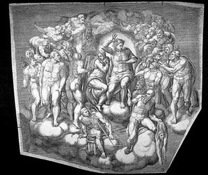 Christ Surrounded By Saints — Domenichino (domenico Zampieri)