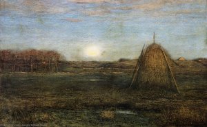 The Rising Moon: Autumn — Dwight William Tryon