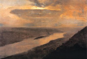 The Dniester River At Night — Юзеф Хелмоньский