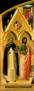 Santo Domingo Y San Juan Bautista — Fra Angelico, Renaissance Religious Painting
