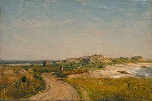 Seconnet Point, Rhode Island — Thomas Worthington Whittredge, American Realism