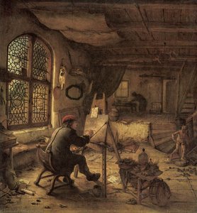 The Painter In His Studio — Adriaen Van Ostade