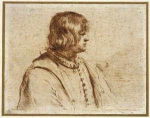 Profile Portrait — Guercino