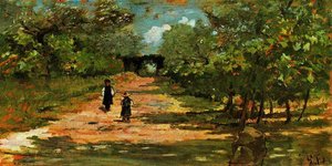Avenue Of Trees — Giovanni Fattori