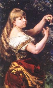 Portrait Of A Daughter Beata — Jan Matejko