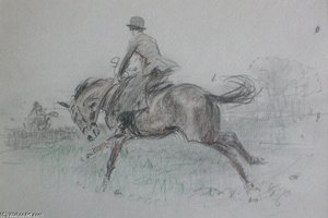 A Bold Side Saddle Rider — Gilbert Holiday