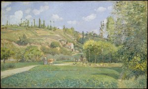 Un Pastor Ganando Vacas en Valhermeil, Auvers-sur-Oise