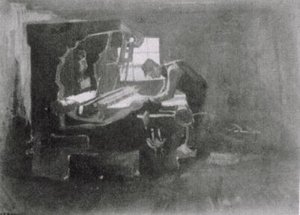 Weaver, Arranging Threads — Vincent Willem Van Gogh, Contemporary Realism