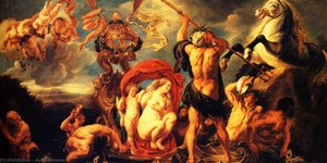 Neptune Creating The Horse — Jacob Jordaens, Baroque