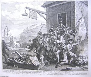 The Invasion, France — William Hogarth