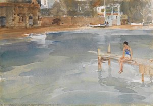 Stephanie's Jetty — Sir William Russell Flint