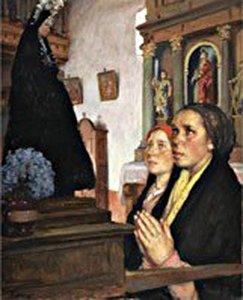 Mujeres Rezando — Fernando Álvarez De Sotomayor