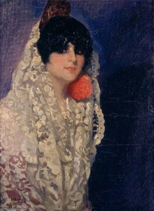 Retrato De Mujer — Manuel Benedito Vives