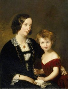 Rhoda Susan Willis (1809–1873), Lady Elton, And Her Daughter Mary Agnes Elton (1844–1926), Later Lady Elton — Charles Albert Ludovici, Neoclassicism