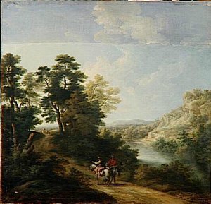 Paysage (avec deux cavaliers)