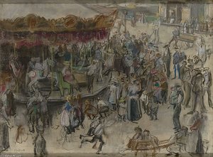 The Fair In Amsterdam — Isaac Lazarus Israels