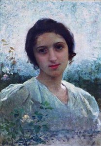 Eugénie Lucchesi, Étude — Charles Amable Lenoir