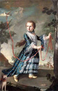 A Young Girl Of The Gradenigo Family With A Dove — Francesco Lazzaro Guardi