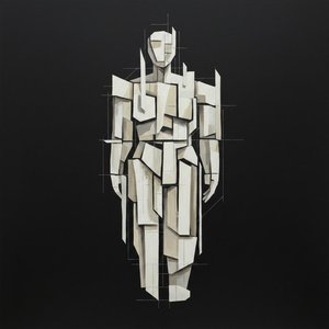 Fragmentierter Monolith: Eine singuläre Studie geometrischer Form und ewiger Leere