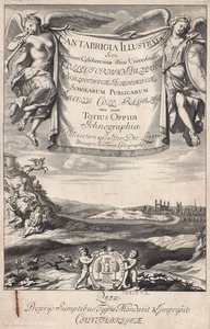 Title Page Of Cantabrigia Illustrata — David Loggan