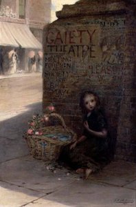 The Flower Girl — Augustus Edward Mulready