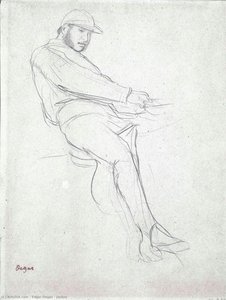 Jockey — Edgar Degas, Impressionism