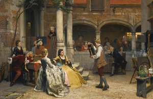 At The Auction — Auguste Serrure