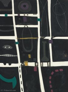 Man Looking At Woman Ii — Adolph Gottlieb