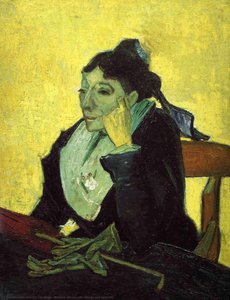 Madame Ginoux With Gloves And Umbrella — Vincent Willem Van Gogh, Post-impressionism