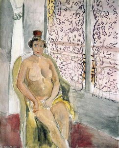 Nude En Una Silla — Henri Matisse