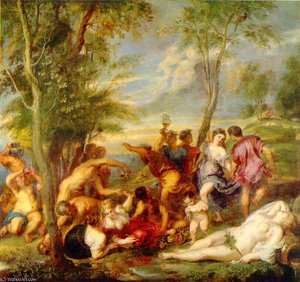 Backanal På Andros — Peter Paul Rubens, Baroque