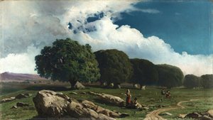 Oaks Landscape — Baldomero Galofré Y Jiménez