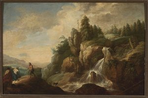 Landscape At A Waterfall — Alexander Keirinckx