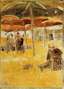 The Orange Market — Maurice Brazil Prendergast