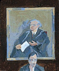 Gowing's Kitson with Arts Sub Dean Donald, 3 December 1981