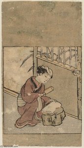 The Ninth Month (kugatsu) — Suzuki Harunobu