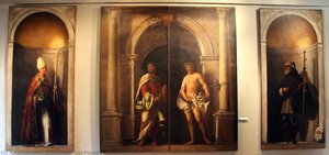 Shutters of the organ of San Bartolomeo, Venice