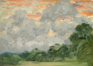 Trees And Clouds — Sidney Herbert Sime