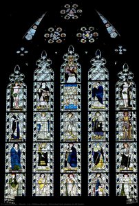 Victorian East Window At All Saints — William Morris