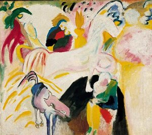 Horses — Wassily Wassilyevich Kandinsky, Abstract Expressionism