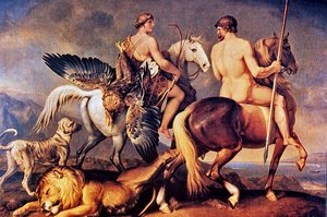 Man's Strength Or Reason — Johann Heinrich The Younger Tischbein, Romanticism Romanticism