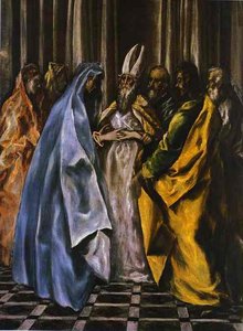 The Marriage Of The Virgin — El Greco, Mannerism