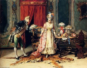 Flowers For Her Ladyship — Cesare Auguste Detti