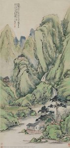 Landscape In The Style Of Tang Yin — Liang Yuewei