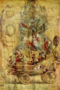 Triumphal Car Of Kallo — Peter Paul Rubens, Flemish Baroque